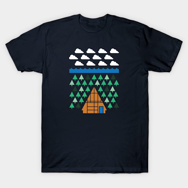 Tiny Forest by the Sea T-Shirt by StephDillon